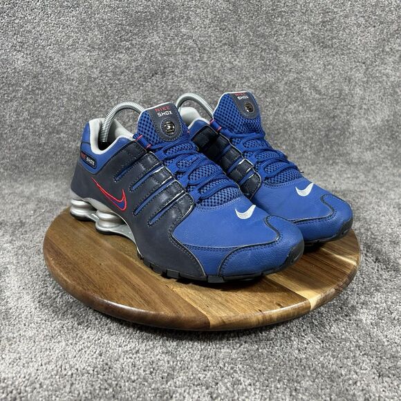 Nike Shox NZ 501524-401 Men’s Size 8 Varsity Royal Blue Obsidian Athletic Shoes